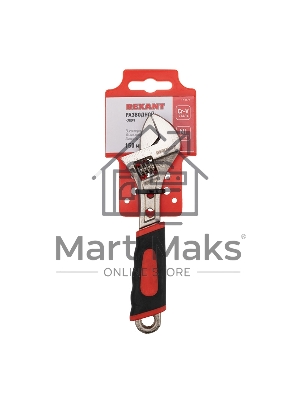 Разводной ключ Rexant 150 мм, двухкомпонентная рукоятка