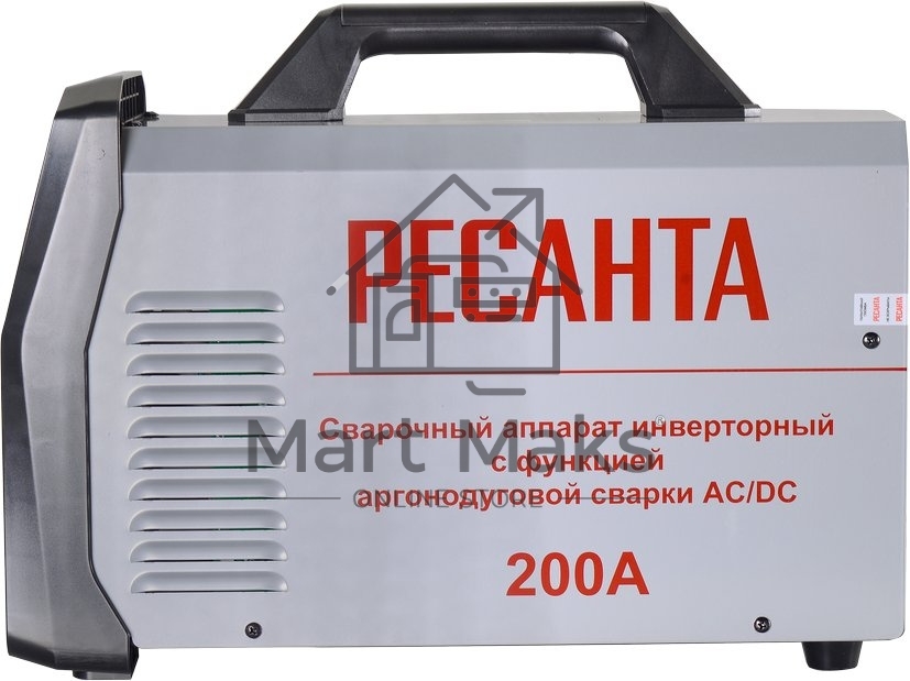 Сварочный аппарат Ресанта САИ-200АД (АС/DC) инвертор ММА DC/TIG