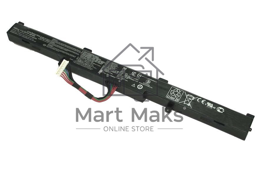 Аккумуляторная батарея для ноутбука Asus ROG GL553V (A41N1611) 14.4V 48Wh черный Orig