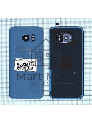Задняя крышка для Samsung G935F Galaxy S7 Edge синяя