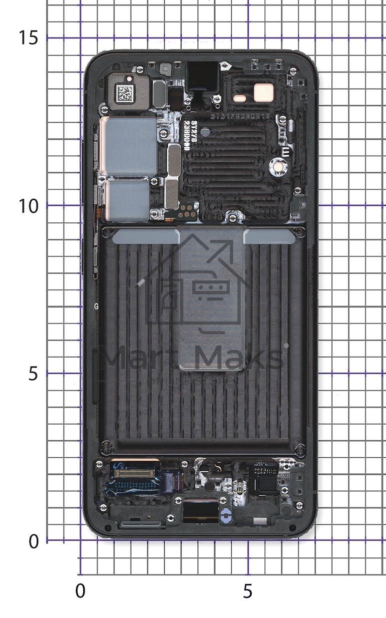 Дисплея для Samsung Galaxy S23 5G 2023 SM-S911B в сборе с тачскрином ServicePack, зеленый GH82-30480C