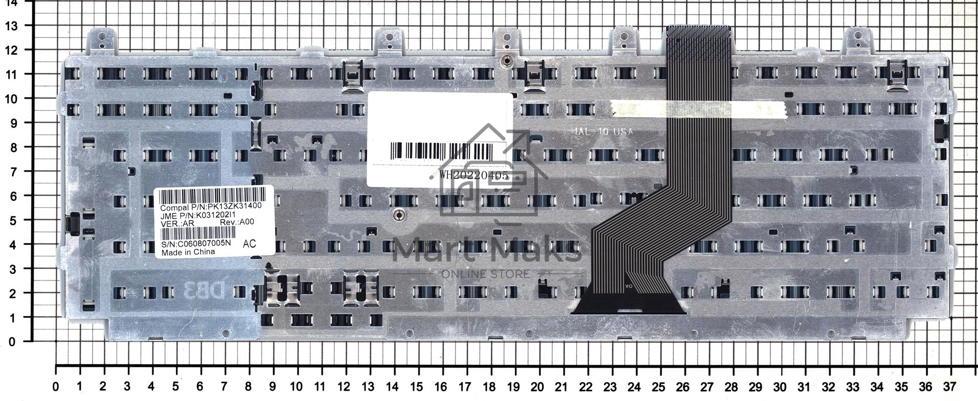 Клавиатура для ноутбука HP Pavilion DV8000 черная