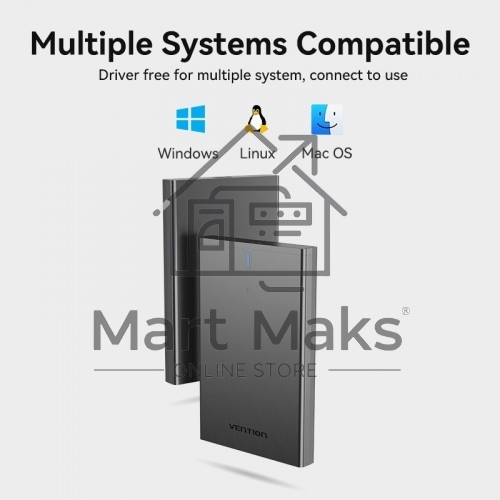 Внешний корпус Vention для HDD/SSD 2.5