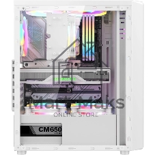 Компьютерный корпус Aerocool/Formula Mana белый без БП ATX 3x120мм 1xUSB 2.0 1xUSB 3.0 audio bott PSU