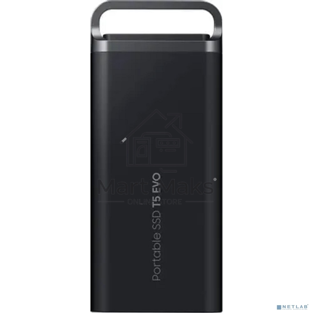 Внешний SSD Samsung T5 EVO, 2TB, USB 3.2 Gen 1 Type-C, R/W 460/460, черный