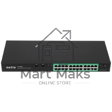 Коммутатор Netis P124GC, 24×1 Гбит/с PoE+ + 2×1 Гбит/с SFP, неуправляемый
