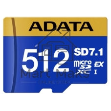 Флеш карта microSD 512Gb ADATA Premier Extreme microSDXC SD7.1 Express card Class 10 UHS-I U3 V30S 800/700 MB/s