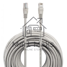 Патч-корд Buro UTP-5E-20M-G-LSZH UTP cat.5e 20м серый RJ-45 (m)-RJ-45 (m)