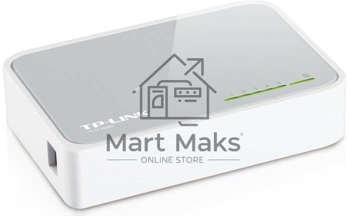 Коммутатор TP-Link SOHO TL-SF1005D Коммутатор 5-port 10/100M mini Desktop Switch, 5 10/100M RJ45 ports, Plastic case