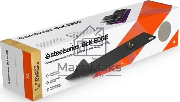 Коврик для мыши Steelseries QcK Edge XL черный