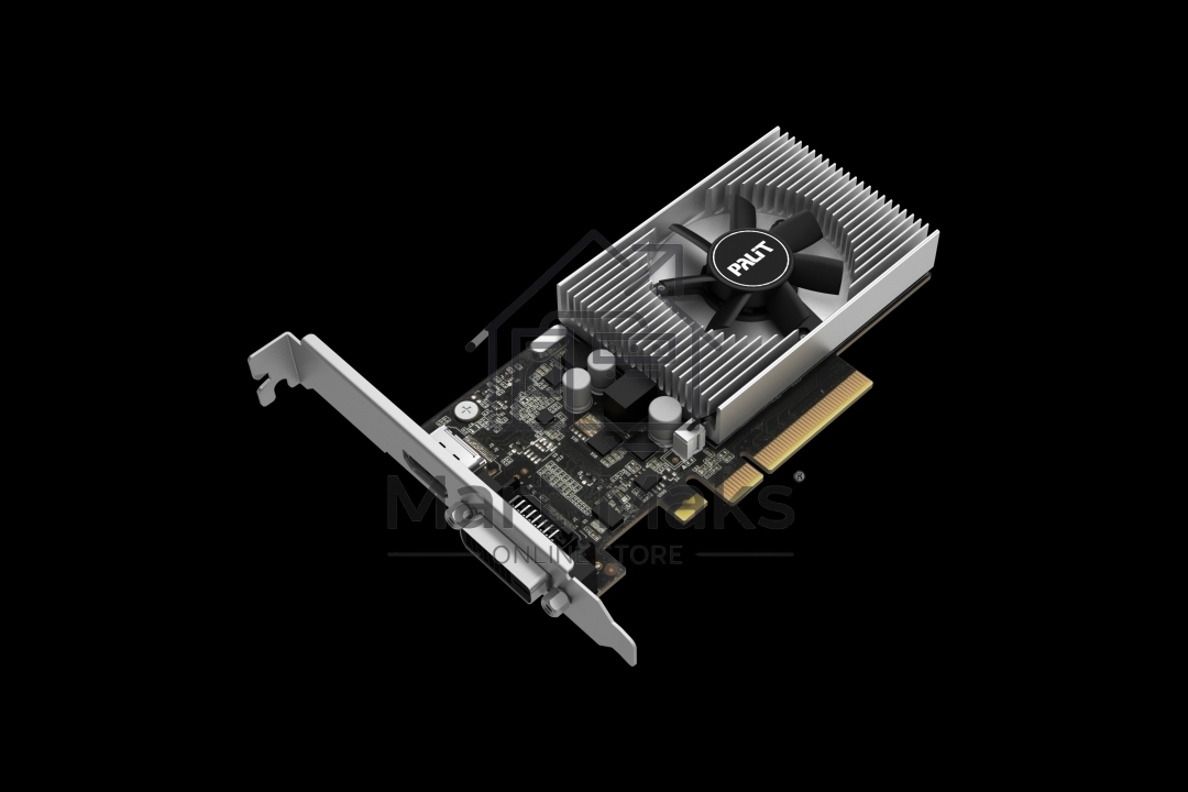Видеокарта Palit PA-GT1030 2GD4 nVidia GeForce GT 1030 2048Mb PCI-E 64bit DDR4 1151/2100 DVIx1/HDMIx1/HDCP Ret low profile