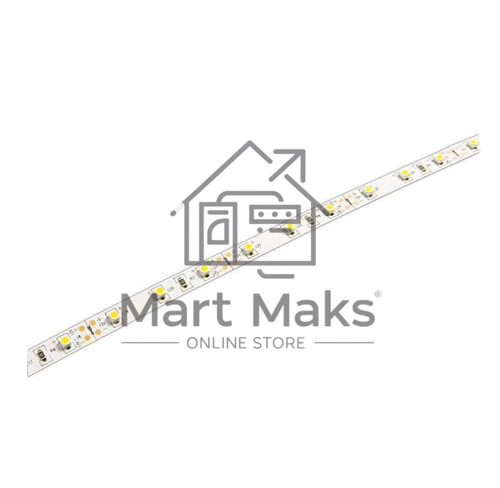 Лента светодиодная PLS 2835/60-12V-W 6Вт/м IP20 бел. (уп.5м) JazzWay 2858009