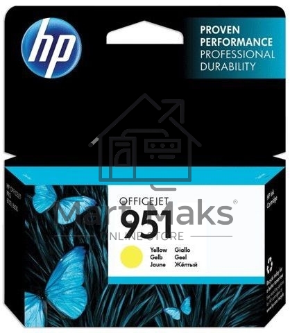 Картридж струйный HP CN052AE желтый для HP OJ Pro 8610/8620 (700стр.)