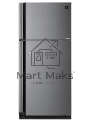 Холодильник Sharp SJ-XE59PMSL серебристый двухкамерный 430/148 л морозилка сверху