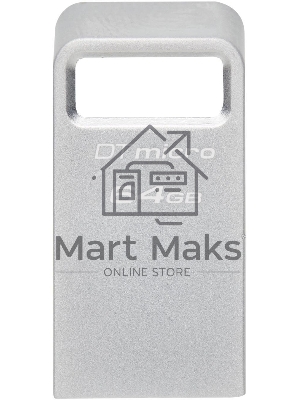 Флешка USB Kingston DataTraveler Micro (DTMC3G2/64Gb), 64Gb, USB 3.2 Gen 1, R/W 200/60, серебристый