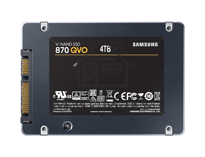 Накопитель SSD Samsung 4TB 870 QVO, V-NAND, 2.5