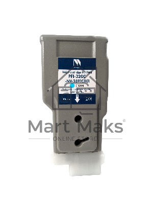 Картридж струйный NVPrint PFI-320C (NV-2891C001) Cyan для Canon ImagePROGRAF TM-200/205/300/305 (300 мл) совместимый