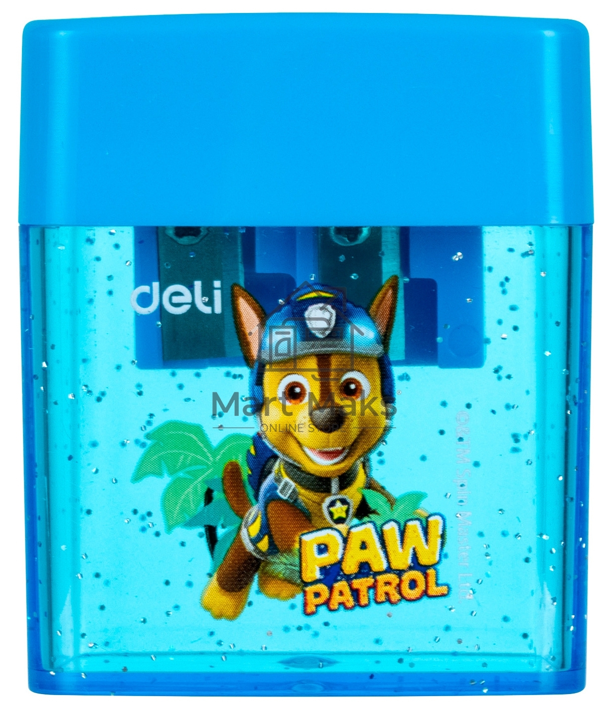 Точилка для карандашей ручная Deli EH551 Paw Patrol, 2 отверстия, пластик, ассорти, дисплей