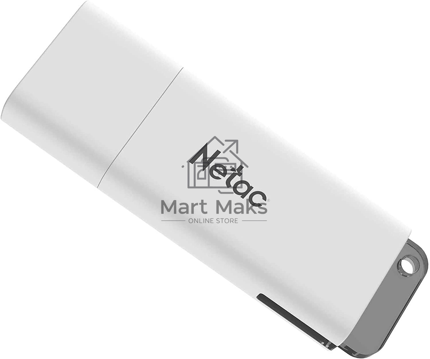 Флешка USB R/W Netac U185, 4ГБ, USB2.0, белый NT03U185N-004G-20WH