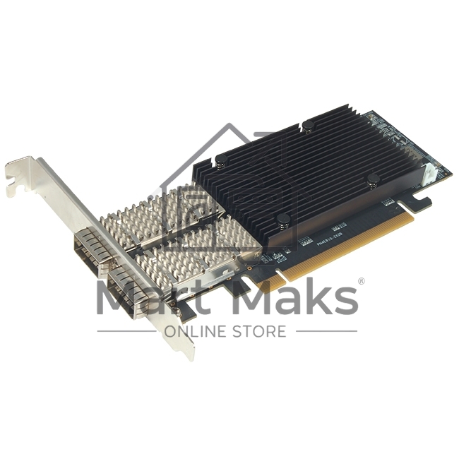 Сетевая карта 100G Dual Port QSFP28 PCIe Ethernet Adapter with Intel E810-CAM2 Chipset