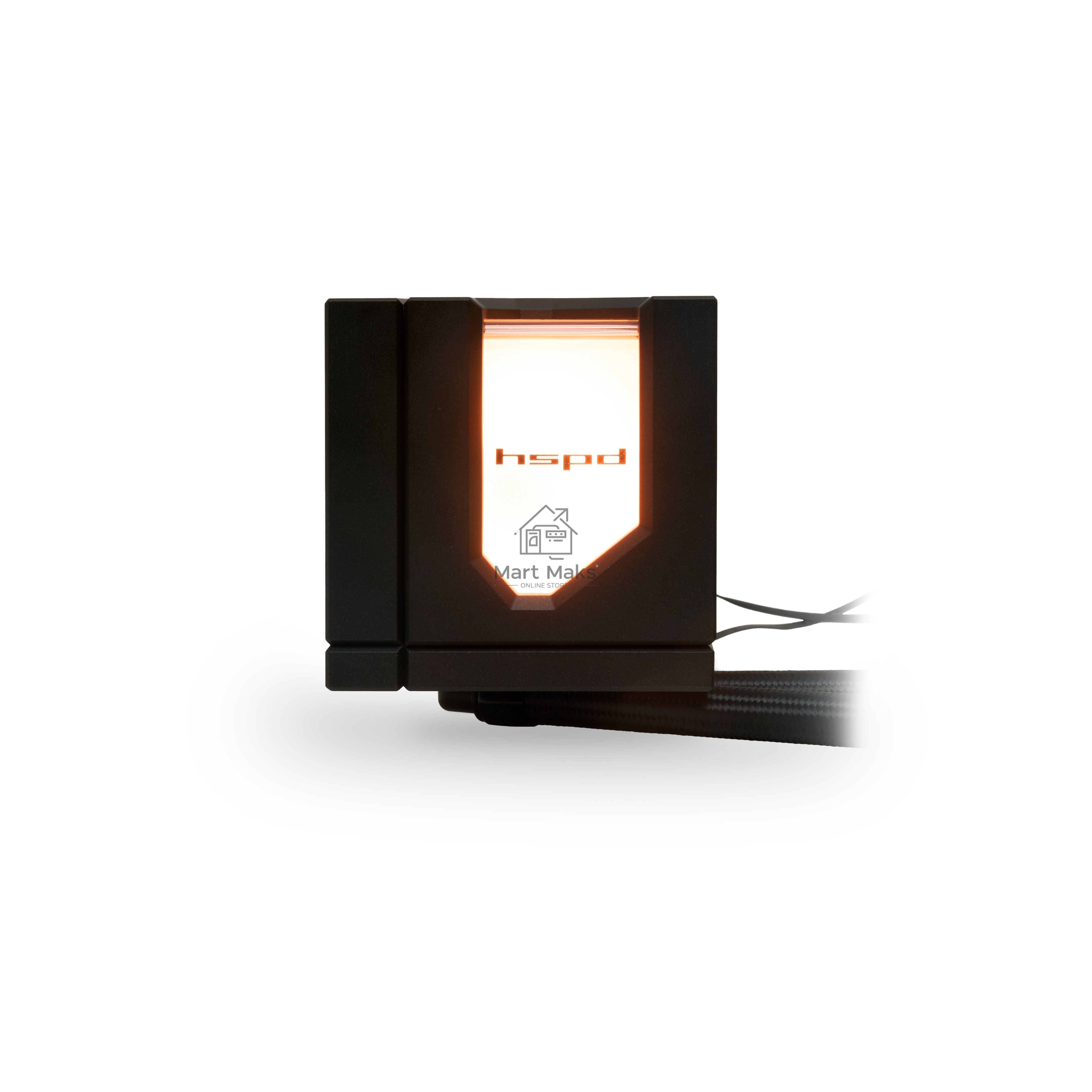 Водяное охлаждение для процессора Water Cooling System HSPD W1240 ARGB BLACK черный 120мм алюминий+медь 1800rpm 27db 4-pin 280W