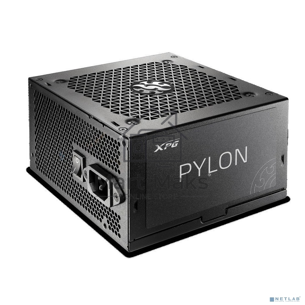 Блок питания ADATA XPG PYLON650B-BLACKCOLOR, 650 Вт, 80 PLUS Bronze, 120мм, черный