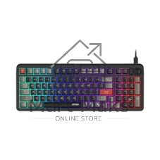 Клавиатура MSI GK110 черный/серый USB for gamer LED (S11-04RU258-HH9)