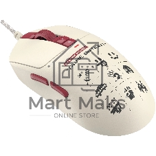 Мышь проводная A4Tech Bloody W72 Ultra Pixels Red рисунок/бежевый/красный, 20000 dpi, USB, кнопки - 7