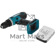Дрель-шуруповерт Makita DF488D002, 18 В, 1,5 Ач, 42 Нм, щеточный