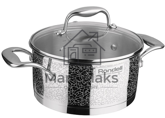 Кастрюля RONDELL RDS-343 Vintage 3,0л RONDELL RDS-343 с/кр. 3,0 л. Vintage. Диаметр: 20 см. Объем: 3.0 л. Высококачественная пищевая сталь 18/10. Толщина стенок 0.7 мм. Тройное вштампованное, а затем вплавленное дно 6.4 мм. Жидкостекольная внешняя деколь.
