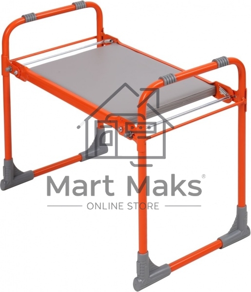 Скамейка садовая с мягким сиденьем НИКА СКМ (СКМ/О оранжевый)