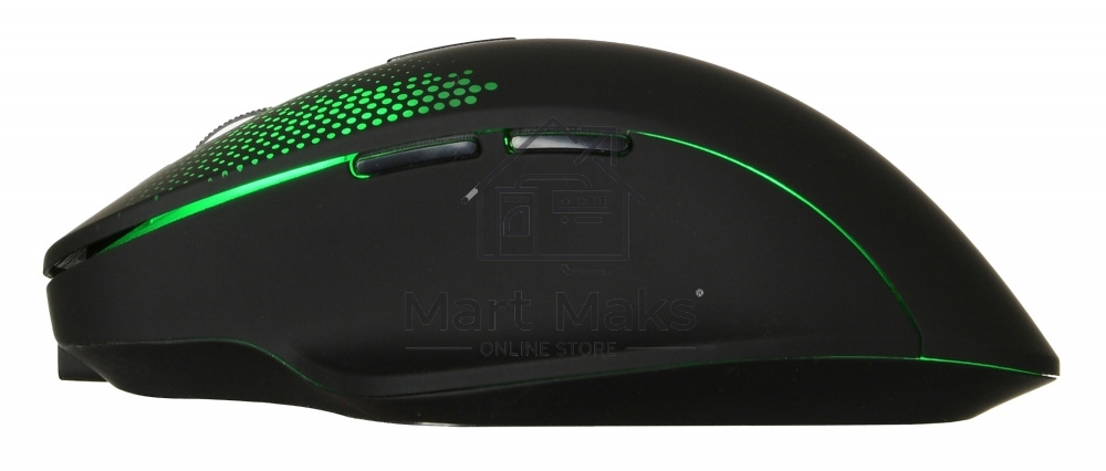 Мышь беспроводная Oklick 636LWC черный, 2400 dpi, радиоканал, USB/USB-C, кнопки - 6