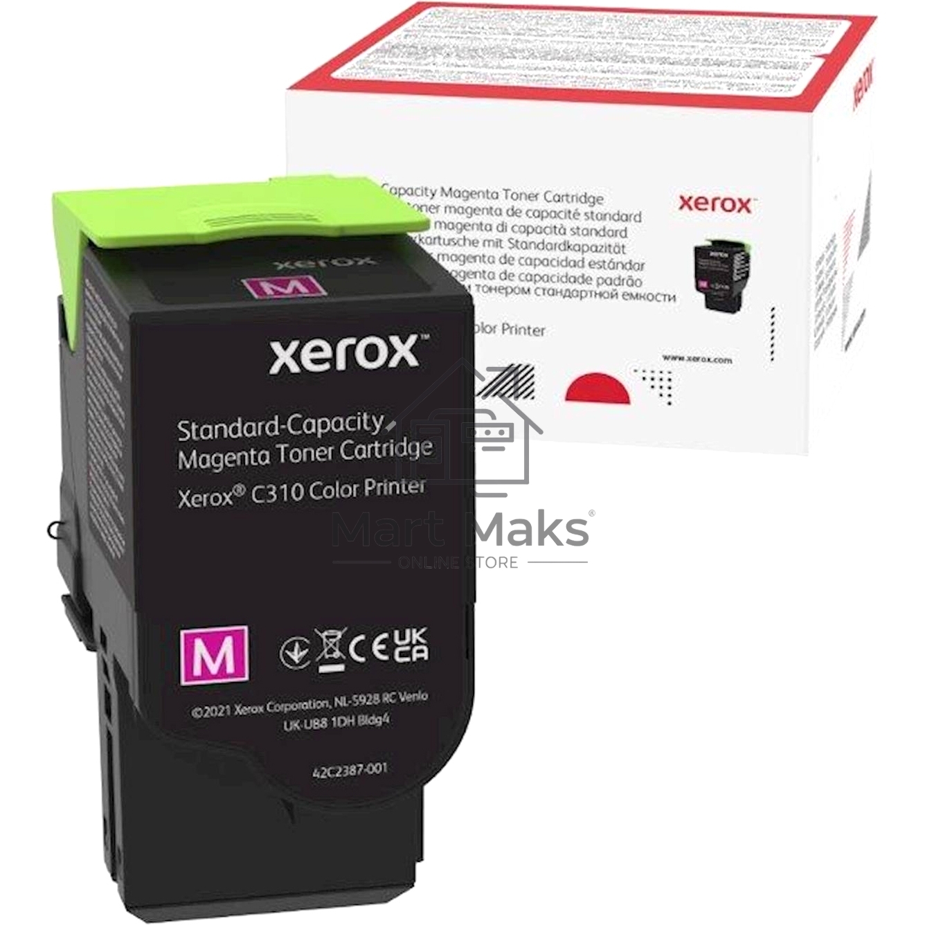 Картридж лазерный XEROX C310 пурпурный 2K (006R04362)
