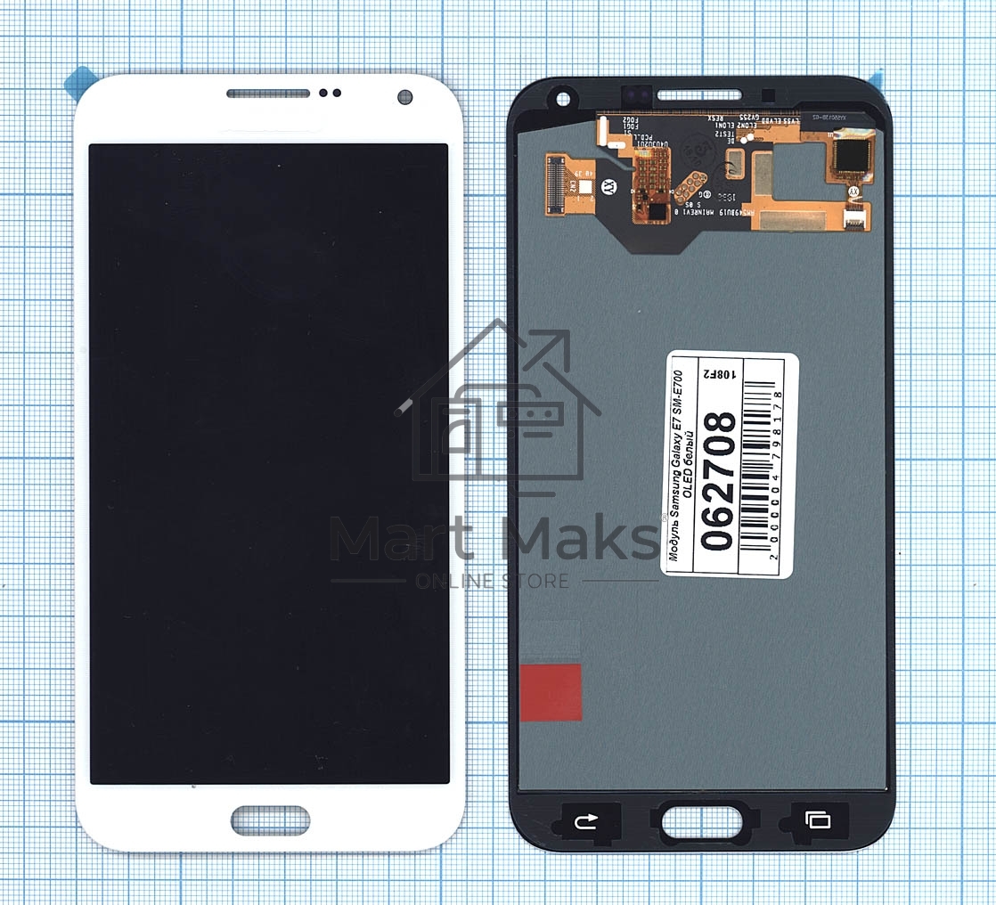 Дисплей для Samsung Galaxy E7 SM-E700 OLED белый