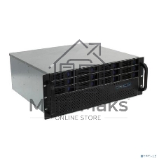 Корпус Procase ES412XS-SATA3-B-0 Корпус 4U Rack server case (12 SATA3/SAS 12Gb hotswap HDD), черный, без блока питания, глубина 400мм, MB 12