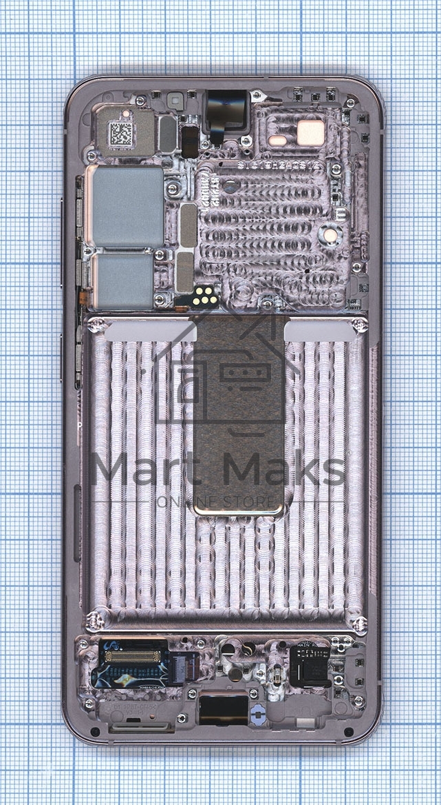 Дисплея для Samsung Galaxy S23 5G 2023 SM-S911B в сборе с тачскрином ServicePack, лавандовый GH82-30480D