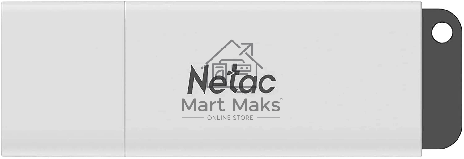Флешка USB R/W Netac U185, 4ГБ, USB2.0, белый NT03U185N-004G-20WH