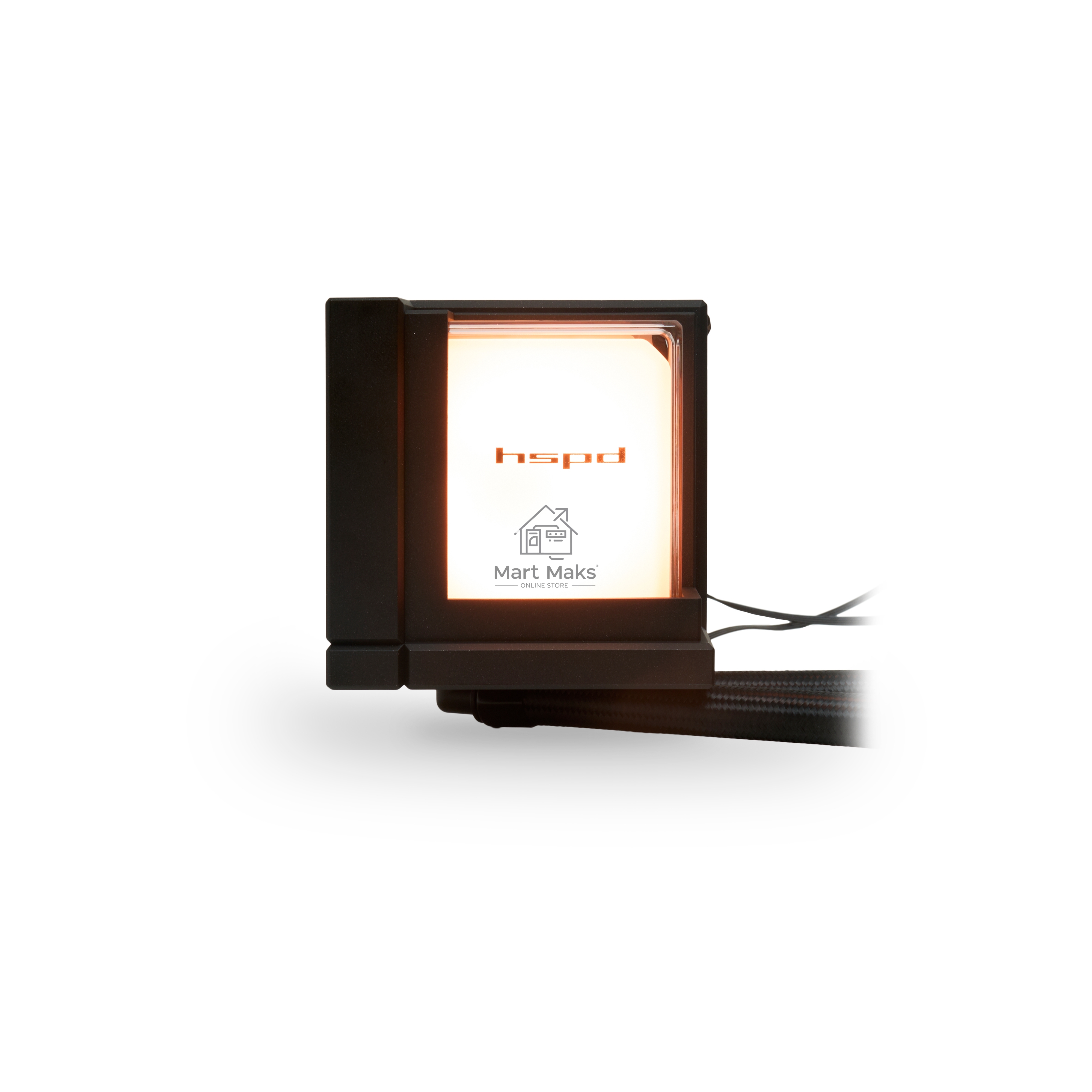 Водяное охлаждение для процессора Water Cooling System HSPD W1240 ARGB BLACK черный 120мм алюминий+медь 1800rpm 27db 4-pin 280W