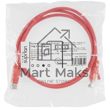 Патч-корд Suprlan 10-0162 UTP RJ-45 вил.-вилка RJ-45 cat.5e 1м желтый LSZH 24AWG