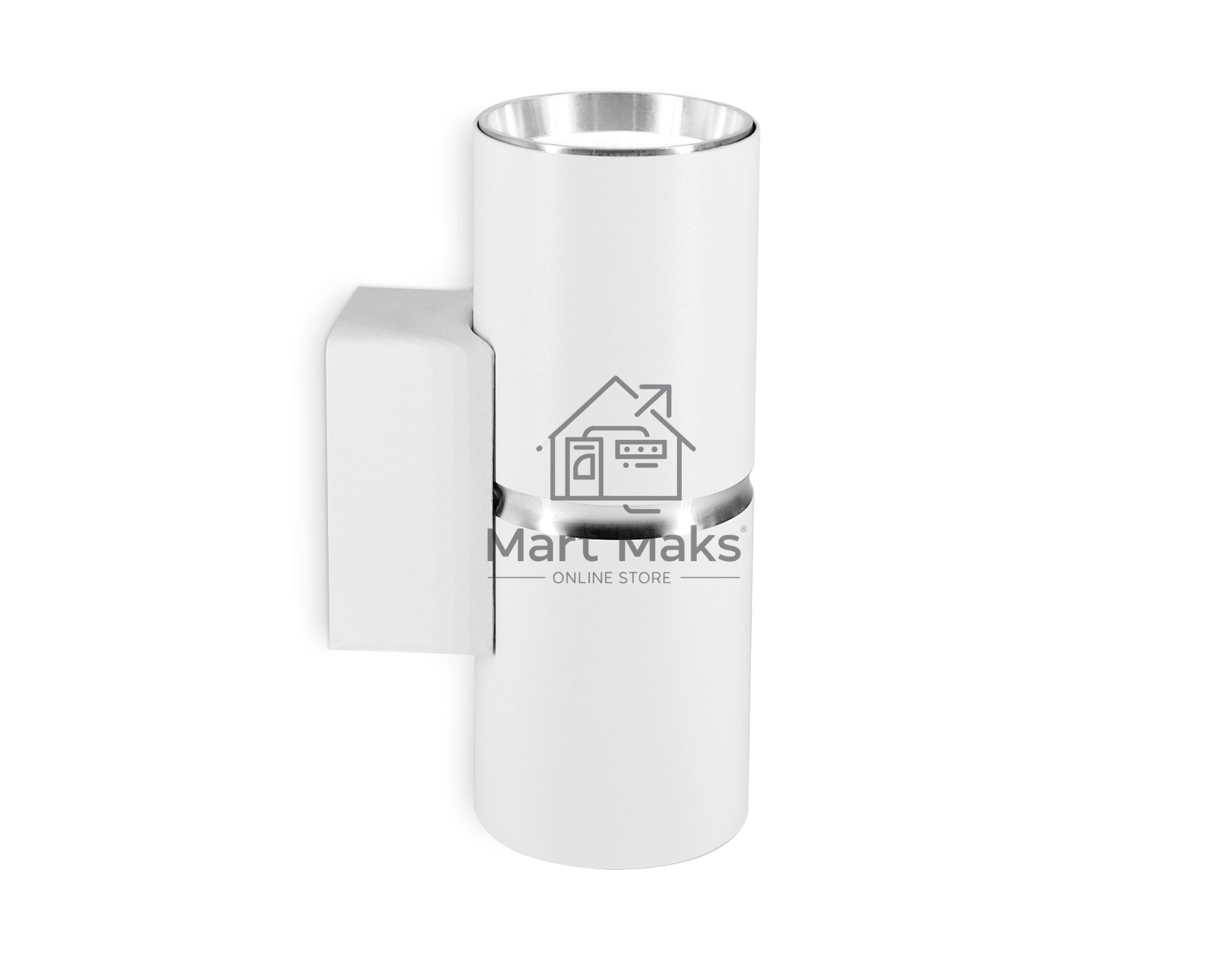 Настенный светильник FW2476/2 WH/CH белый/хром GU10/2 max 12W 145*55*80