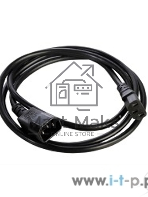 Шнур питания с заземл. IEC 60320 C13/IEC 60320 C14, 10А/250В (3x1,0), длина 1,8 м. (R-10-Cord-C13-C14-1.8)