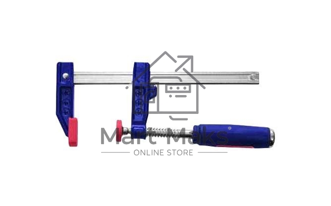 Струбцина FIT 59151тип f усиленная, мягкая ручка, 50х150мм