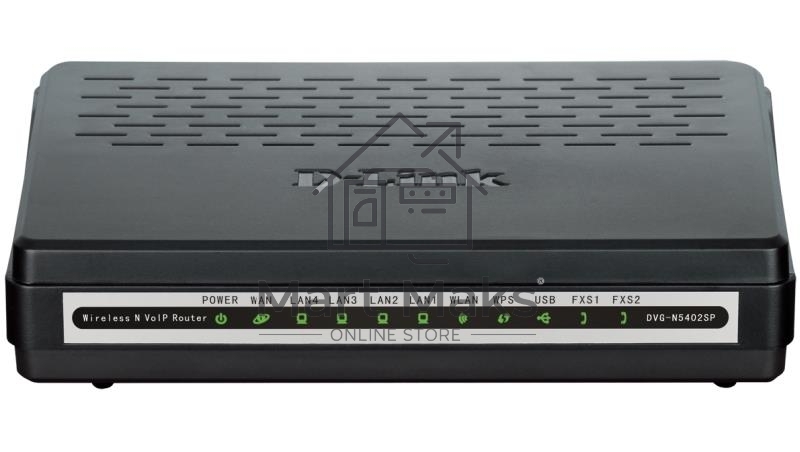 Маршрутизатор D-Link DVG-N5402SP/2S1U/C1B Беспроводной маршрутизатор с поддержкой 3G, 2 FXS-портами и USB-портом