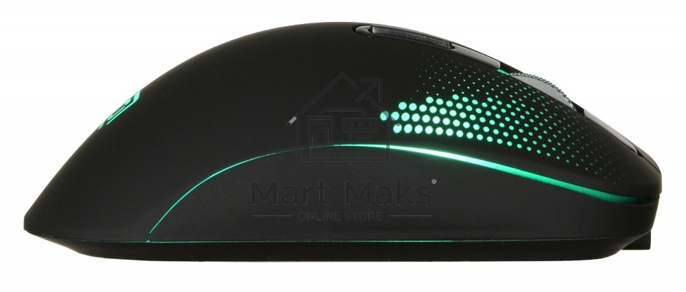 Мышь беспроводная Oklick 636LWC черный, 2400 dpi, радиоканал, USB/USB-C, кнопки - 6