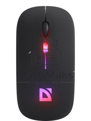 Мышь беспроводная Defender Touch MM-997 черный, 1600 dpi, радиоканал, Bluetooth, USB, кнопки - 4