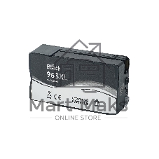 Картридж струйный Sakura 3JA30AE (№963XL Black) для HP, черный, 58 мл., 2000 к.