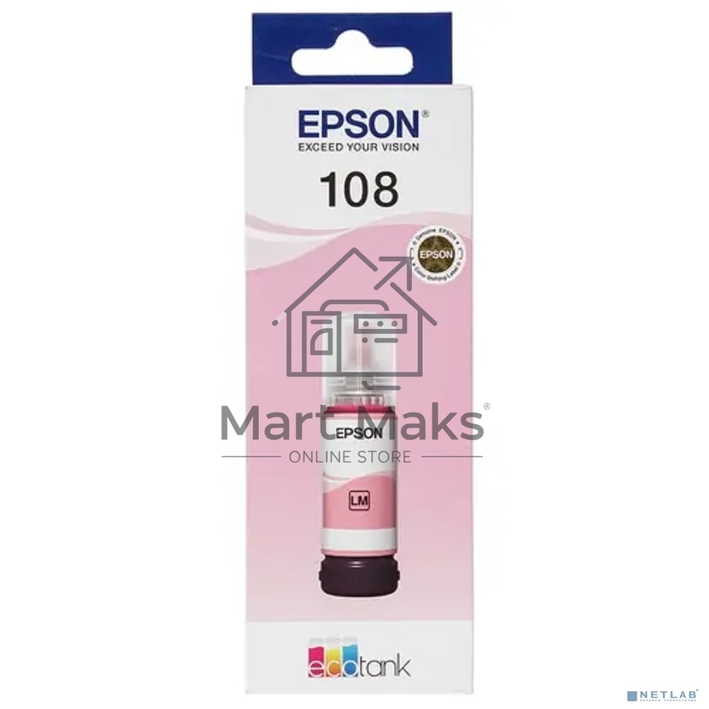 Контейнер с светло-пурпурными чернилами EPSON C13T09C64A