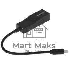 Сетевой адаптер Ethernet Gembird A-CM-LAN-01 USB C-type - Fast Ethernet adapter