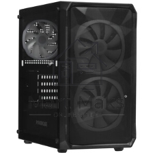 Компьютерный корпус Powercase Mistral Micro A3B ARGb, Tempered Glass, 2x 140мм ARGb PWM+1x 120мм ARGb PWM, черный, mATX (CMMAB-A3-V2)
