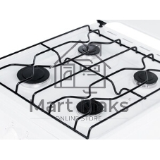 Плита газовая Flama AVG 1401 W белый,крышка